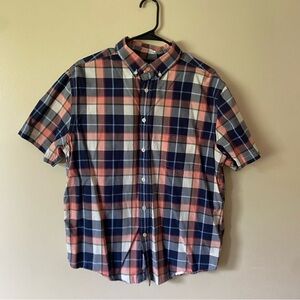 GoodFellow Men's Plaid Button-Down Shirt